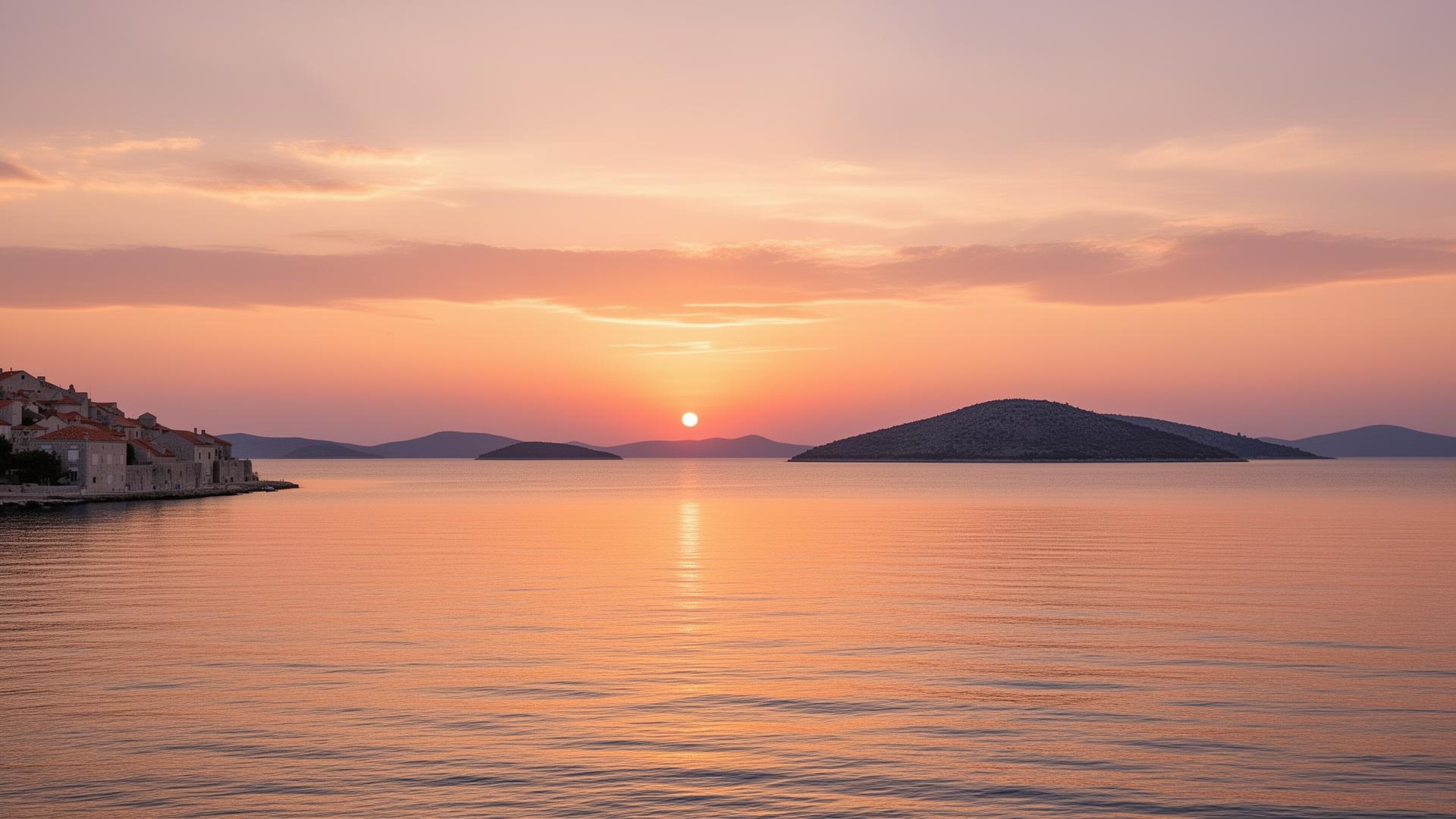 Sunset Cruise — near Villa Belveder, Vela Luka, Korčula
